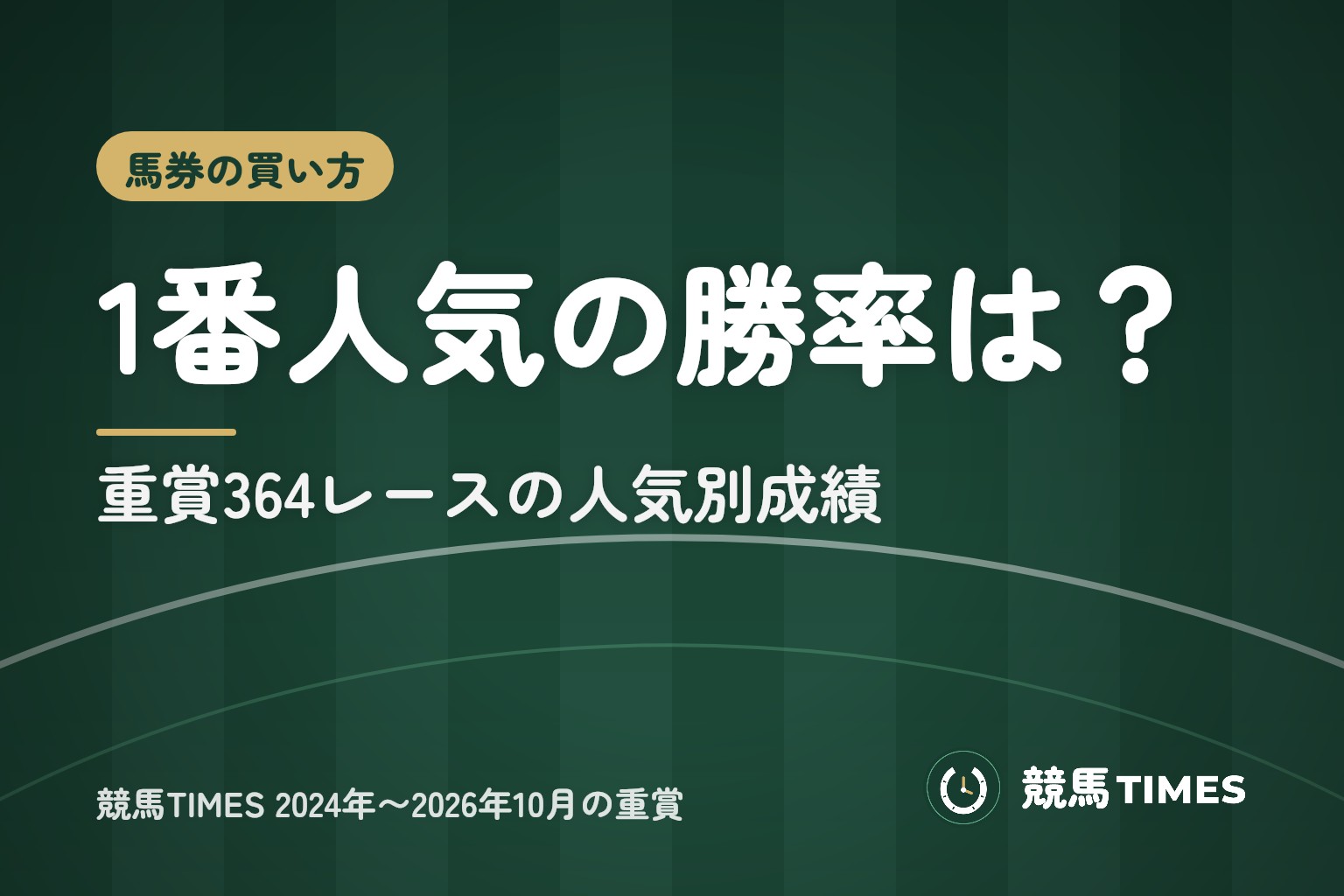 1番人気の勝率は？重賞の人気別成績｜複勝率・飛ぶ確率